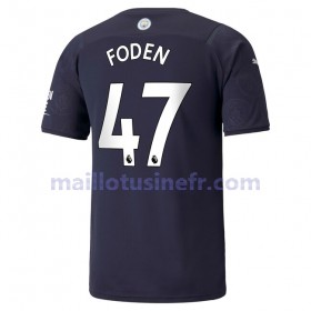 Maillot de Foot Manchester City Phil Foden 47 Troisième 2021-22